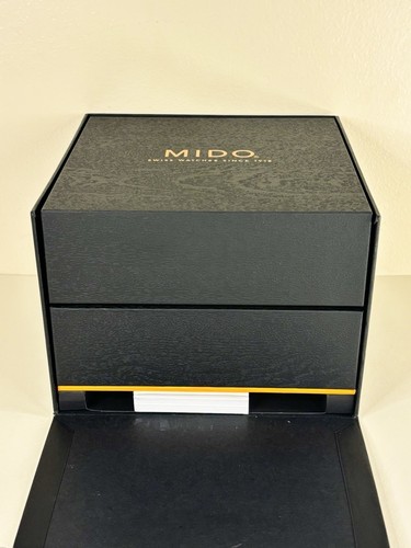 MIDO Multifort Automatic *FULL SET* Black  Men’s Silver Watch M005.830.11.051.80 - Picture 8 of 12