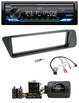JVC Bluetooth DAB USB Lenkrad Autoradio für Peugeot 306 1998-2001 - Bild 1 von 4