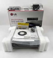 LG GE24NU40 Multi External USB 2.0 24X DVD Writer Rewriter Black w/ Box GE24