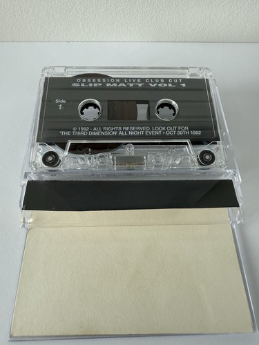 Slipmatt - Live Obsession, Wormelow, Hereford 30th October 1992 -Rave Tape Rare - Picture 2 of 3