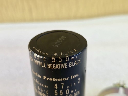 Condensador Audio Professor nichicon 500WV 47 uF x 2 probado Japón FedEx MG01 1.0 - Imagen 4 de 5