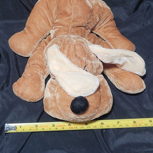 Toy Factory Brown Laying Floppy Brown Dog Plush 2018 12". PT5 - Picture 8 of 8
