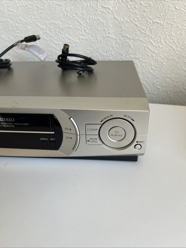 Sharp VC-MH722 Video Cassette Player 6-Head Nicam Hi-Fi Stereo *No Remote* - Picture 4 of 12