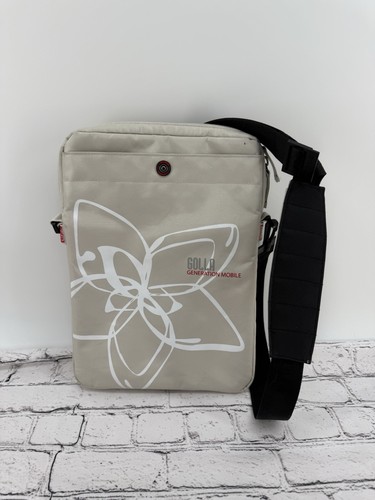 Golla Generation Handy Laptop Tablet Umhängetasche Flower Off White - Bild 1 von 6