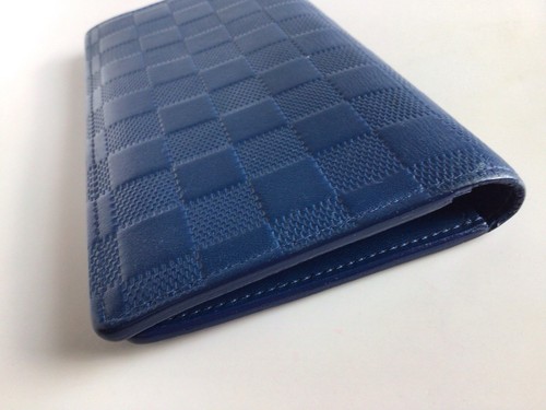 LOUIS VUITTON PARIS DAMIER BLUE LONG CLUTCH WALLET / CODE CA0154 - Picture 5 of 24