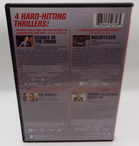 Scenes of the Crime/Relentless/No Mercy/Where Sleeping Dogs Lie (2 DVD Set) - Bild 2 von 3