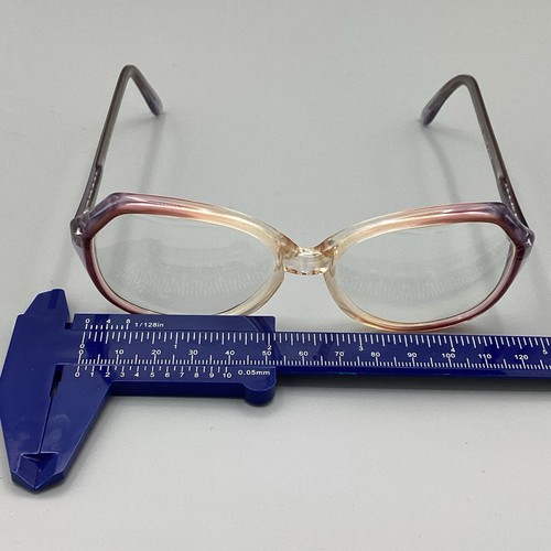 VTG Eyeglass Frames 130 90’s Ombré Fade Blue Pink Colourline Oversized Full Rim - Picture 11 of 11
