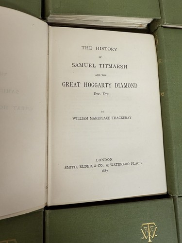 W M Thackeray Works Novels Pocket Edition Book Antique Collection of 27 Books - Bild 21 von 24