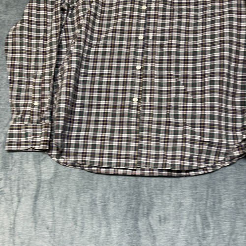 Camicia J.Crew 100's 2-Play Filati Lavaggio Segreto Uomo Grande Multi Plaid Vestibilità Classica - Foto 3 di 13