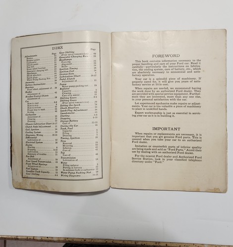 Original 1930 FORD Model “A” Instruction Book, 52 Pages - Bild 3 von 24