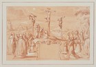 STRIXNER (*1782) nach SCHWARZ (*1545), Kreuzigung, um 1815, Lith. Figürlich