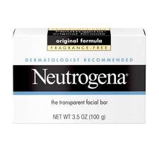 Neutrogena Original Transparent Facial Cleansing Bar, 3.5 Ounce, Clear