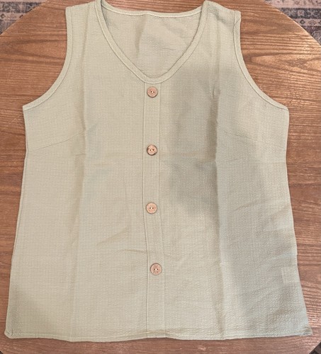 Women's Size 2XL Sage Green Short Set - A0026 - Picture 2 of 14