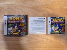 Sonic Classic Collection (Nintendo DS) Case, Artwork, Manual & Insert - No Game
