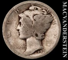 1920 Silver Mercury Dime - Scarce  Better Date  No Reserve  #L6335