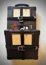 Vintage Fiberbilt Carousel Slide Tray Shipping Cases RARE