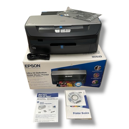 Epson Stylus Photo Ultra Hi-Definition R260 Digital Inkjet Printer New Open Box - Picture 2 of 13
