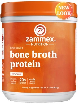 Bone Broth protein Powder Pure Protein Organics Grass Fed Beef(1.32LB-600g)