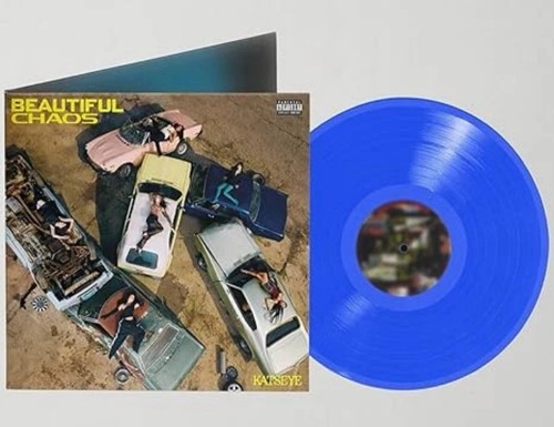 Rare KATSEYE Vinyl, Beautiful Chaos - Exclusive Neon Blue Record LP - Picture 6 of 6