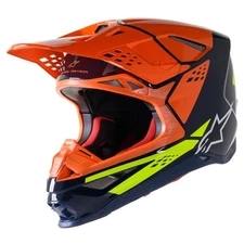 Alpinestars 8302922-7445-2X Supertech M8 Factory Helmet 2XL Orange