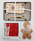 Bagasaet Gingerbread Man Baking kit & cutters, oven glove, baking tray