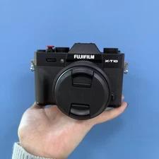 Fujifilm X-T10 Mirrorless Camera Body 16.3MP Bundle w/15-45mm Lens excellent