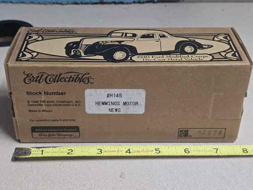 1940 Ford Modified Coupe Die-Cast Metal Hemmings Motor News Ertl *NEW IN BOX* - Picture 3 of 3