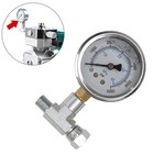 Stainless Steel Construction Pressure Gauge Compatible with Airless Sprayers