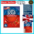 Cup A Soup Tomato Instant Soup Sachets - 4 Pack, Wholesome Warmth in Minutes