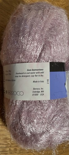 Lotto 3 matassine proiettile Berroco Quest nylon viola stessa tintura Made in Italy - Foto 4 di 4