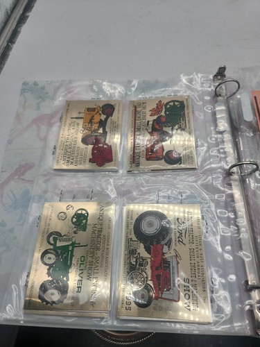 vintage steam engine/tractor/hit-miss Farm Show dash plaques In Album - Foto 9 di 14