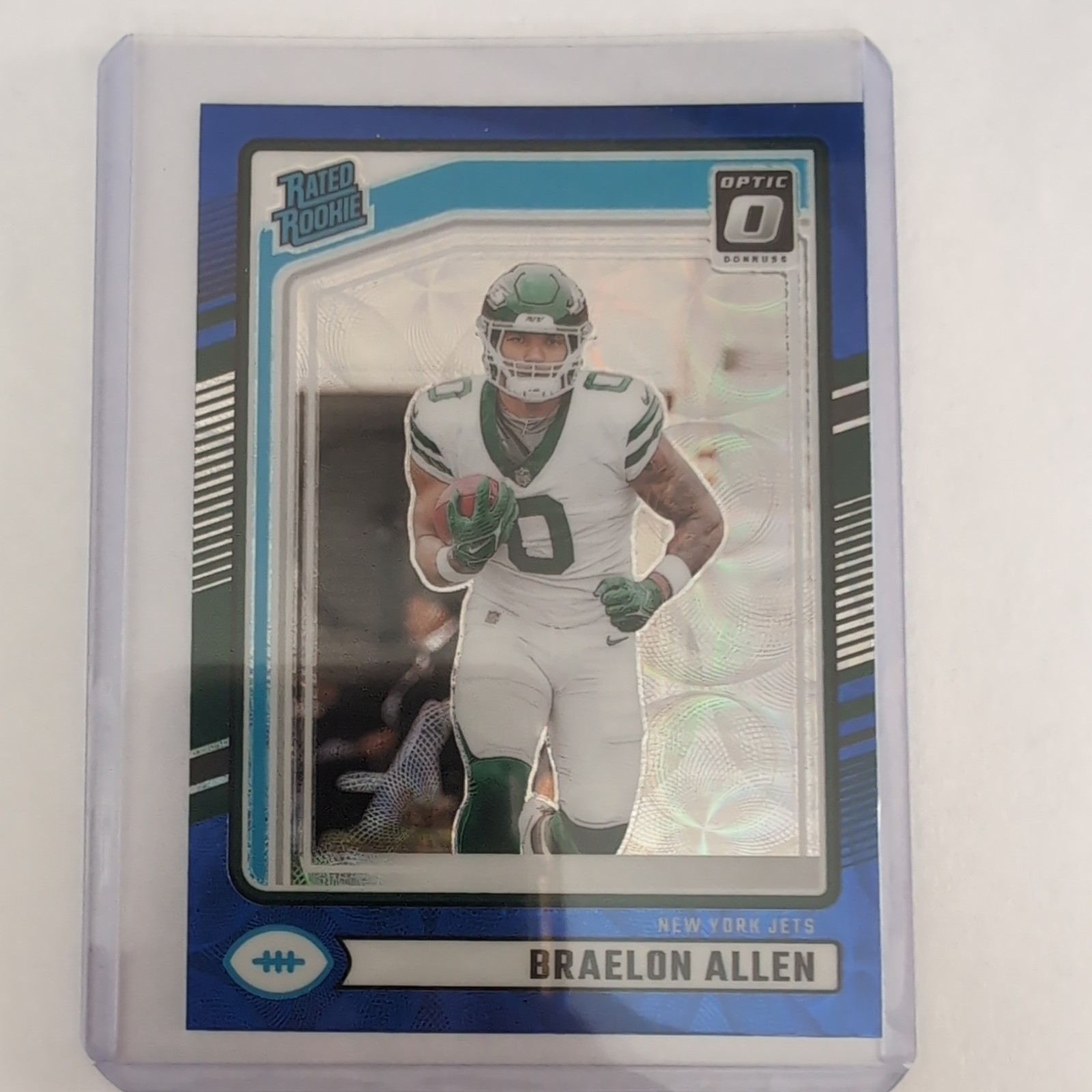 2024 Panini Donruss - Rated Rookie Braelon Allen #306 Optic Preview Blue Scope