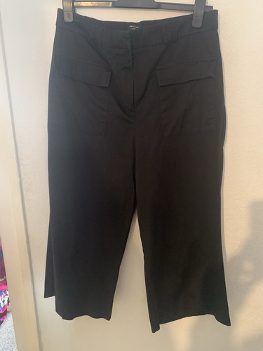 JD Williams Cropped Black Trousers Size 16