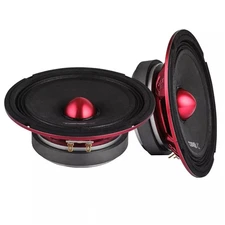 2 DS18 PRO-X6.4BMSL 400W Max 6.5" Slim Midrange Speaker and Bullet 4 Ohm Shallow