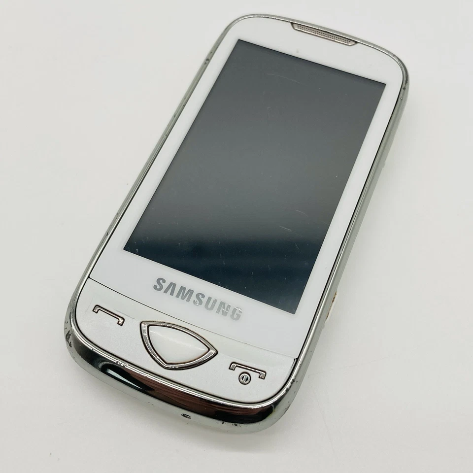 Samsung Galaxy Marvel GT-S5560 Weiß 5MP LCD Display Android Smartphone LESEN, Foto 1 von 5