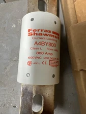 Ferraz Shawmut A4BY4000 Time Delay Fuse, 600V, 4000A, Class L, 1-Pole