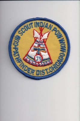 1977 Pathfinder District Scout Indian Pow Wow patch