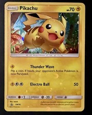 Pokemon black star promo Pikachu SM76 Holo Holo Bleed error + HD Galaxy Swirl