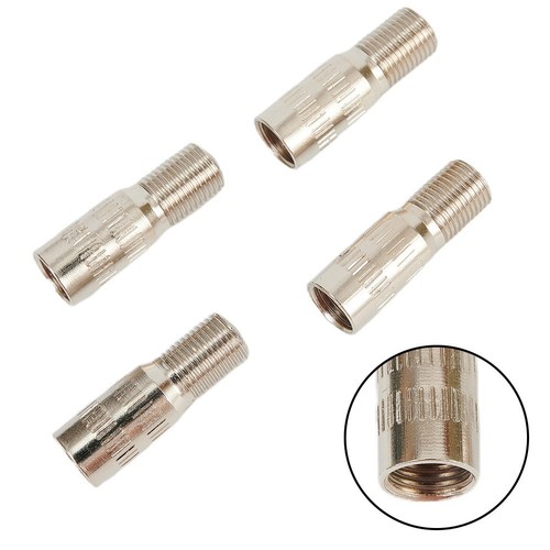 4pcs/ 27mm/ Chrome Tyre Wheel Valve Stem Cap Extension Extender For Car Truck - Picture 11 of 12