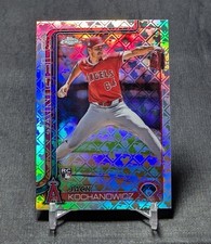 Jack Kochanowicz Rookie RC 2025 Topps Chrome Logofractor Card #121 LA Angels