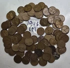 1946 Lincoln Wheat Copper Cent Penny P Philadelphia/No Mint 10.1 Oz Bulk Lot