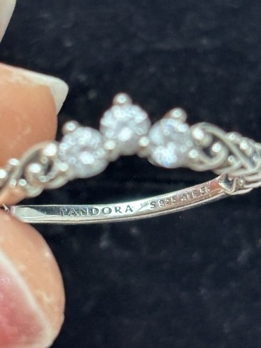 Original PANDORA 192232C01 königlicher Wirbel Diadem Ring Gr. 56 Silber Schmuck - Bild 3 von 3