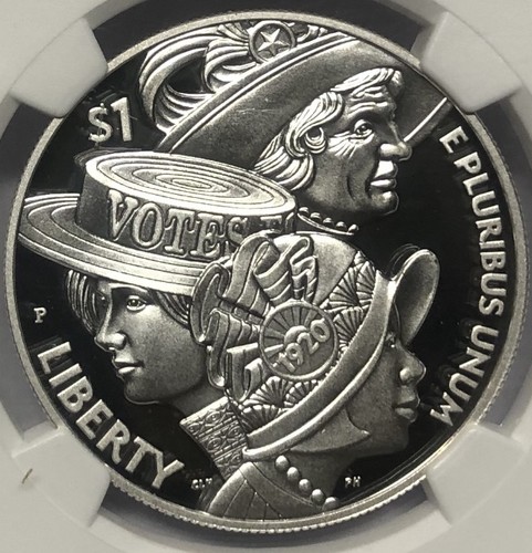 2020 WOMEN’S SUFFRAGE Silver Dollar NGC PF70💥FLAWLESS QUALITY💥 - Picture 3 of 5