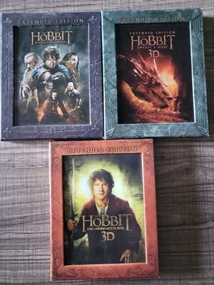 Der Hobbit Trilogie Extended Edition Blu-ray mit Sammelschuber - Bild 1 von 4
