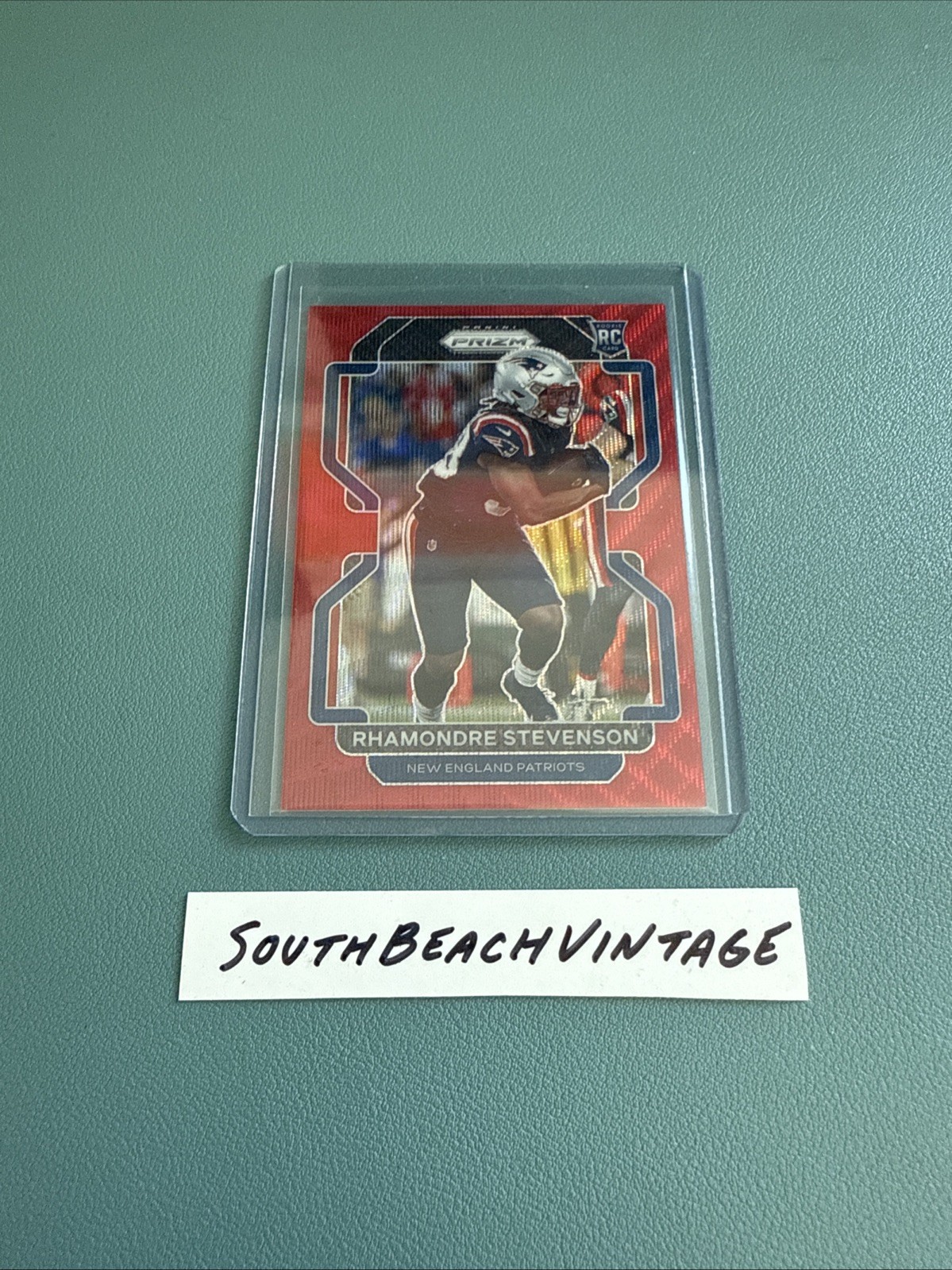 2021 Panini Prizm RHAMONDRE STEVENSON /149 Rookie Red Wave Prizm RC PATRIOTS!