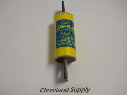 BUSSMANN LPJ-90SP LOW PEAK TIME DELAY FUSE 90A 600VAC NEW CONDITION NO BOX - Picture 1 of 2