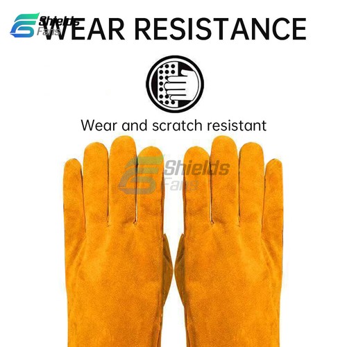 Welding Glove TIG MIG Heat Resistant Leather Glove Protective Welders Gloves USA - Picture 7 of 15