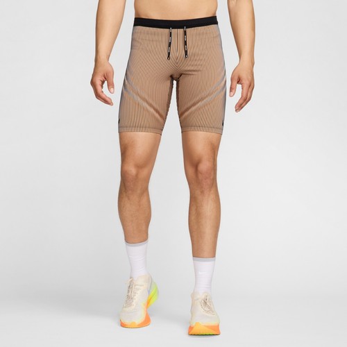 Nike AeroSwift Men's Dri-FIT ADV Running 1/2-Length Tights Shorts FN3369-451 - Foto 3 di 8