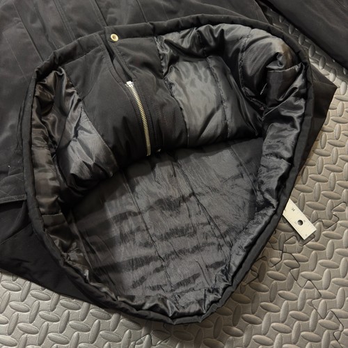 Weather Tamer Windbreaker Jacket Womens 1X Black Lined Faux Fur Hood Full Zip - Picture 4 of 8