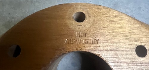 SENSENICH WOODEN PROPELLER WITH ORIGINAL BLADE DECALS - Picture 7 of 9
